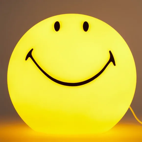 Veilleuse Smiley Jaune - Star Light - ? 25 Cm