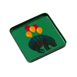 Vide-Poche Carre Hippoballoon En Fer - 15 X 15 Cm
