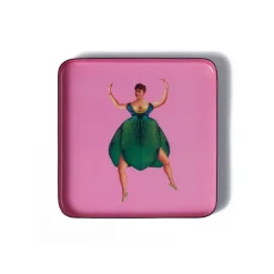 Vide-Poche Carre Scarababy En Fer - 15 X 15 Cm